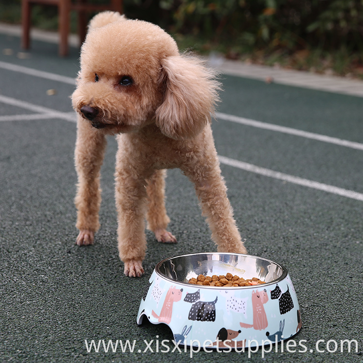 Custom OEM/ODM Pet Supplier Pet Feeding Dog Bowl Melamine Pet Food Bowl